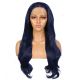 G1904809B-v2 - Perruque Longue Cheveux Synthétique Bleue