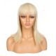 DM1810883-v2 - Perruque Courte Cheveux Synthétique Blonde Avec Toupet